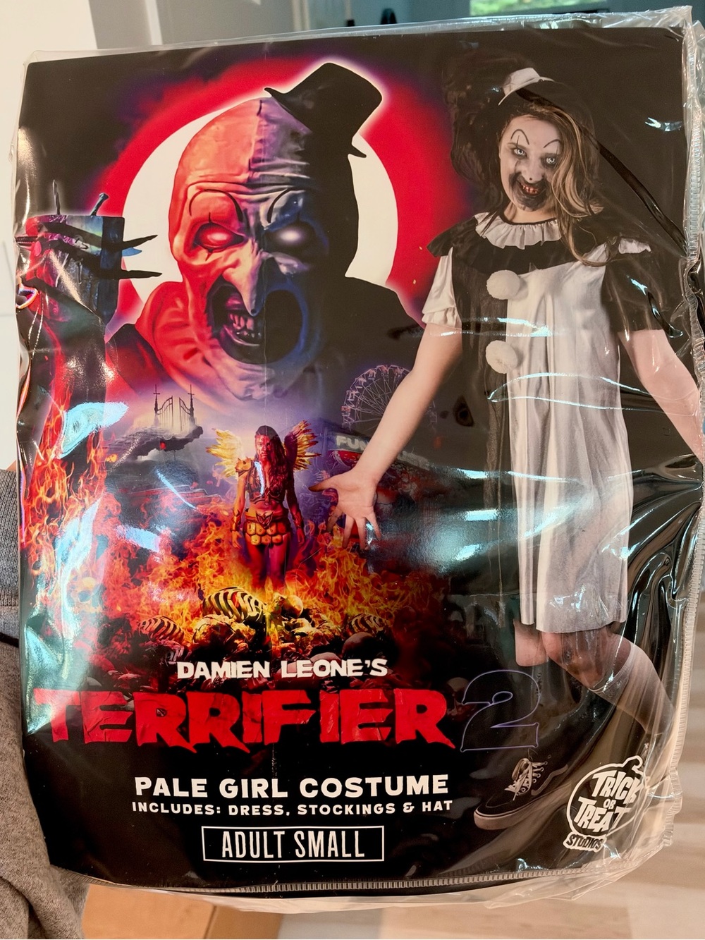 NEW Terrifier Pale Girl Costume